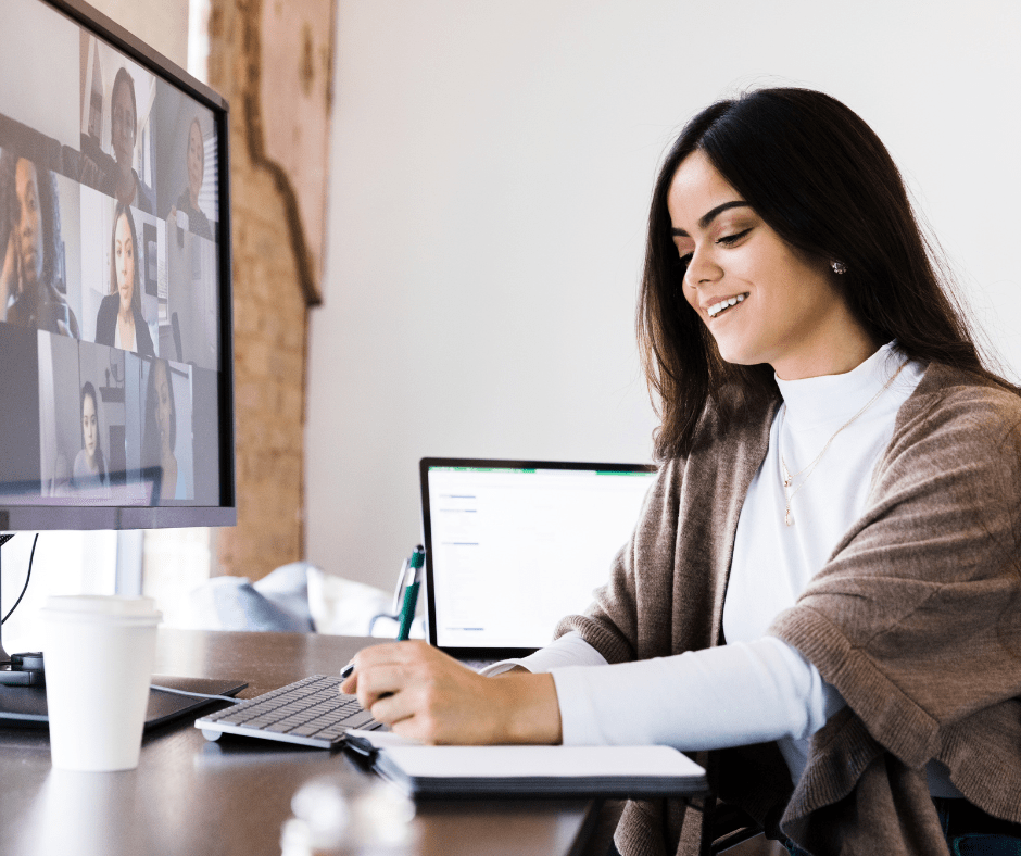 woman writing